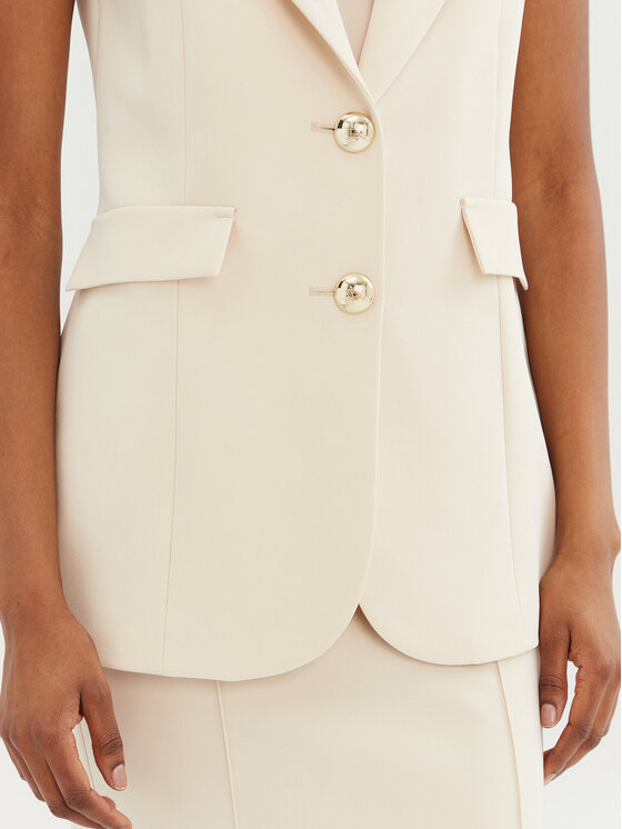 Rinascimento Rinascimento Weste CFC0122763003 Beige Regular Fit