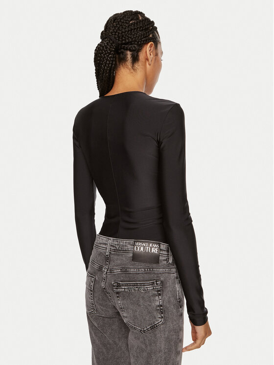 Versace Jeans Couture Versace Jeans Couture Боди 77HAM221 J0148 Черен Slim Fit