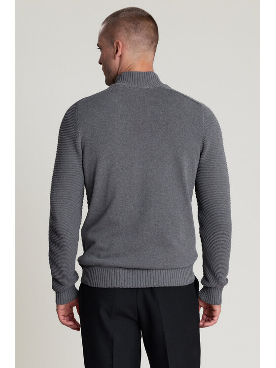 Próchnik Próchnik Sweter PM20 SW073226000068 Szary Regular Fit