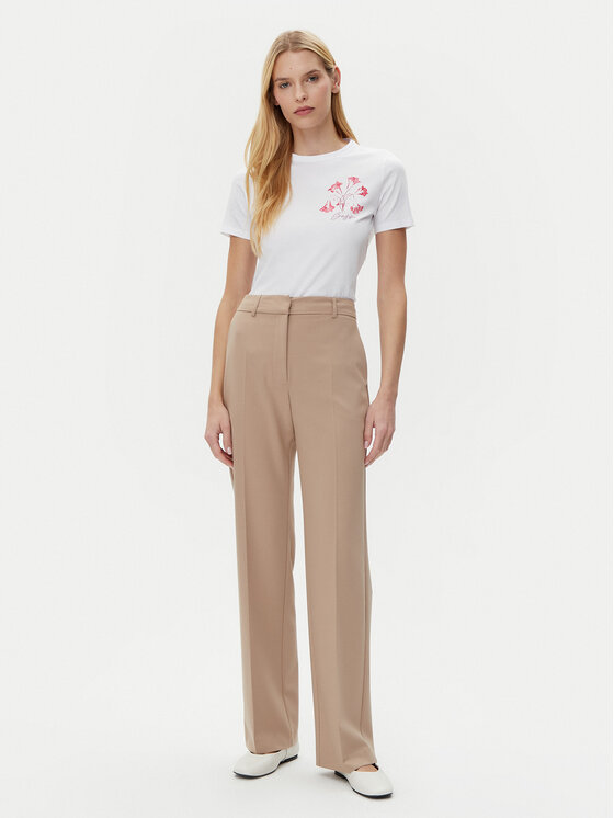 BOSS BOSS Marškinėliai C_Elogo 50535322 Balta Regular Fit