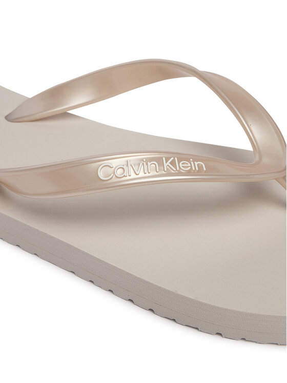 Calvin Klein Calvin Klein Flip flop Arwa HW0HW02956 Argintiu