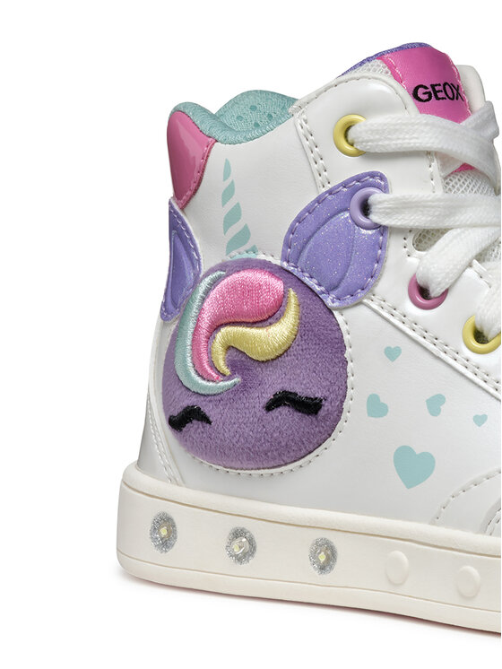 Geox Geox Sneakers J Skylin J568WD 0NFKN C0653 D Bianco