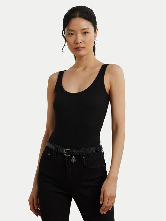 LAUREN RALPH LAUREN LAUREN RALPH LAUREN Top 200704777005 Nero Slim Fit