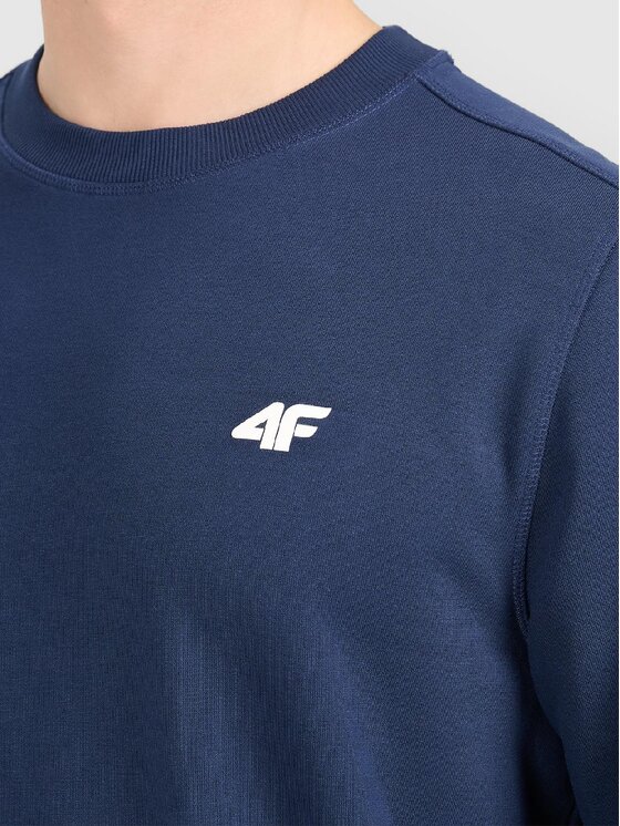 4F 4F Μπλούζα 4FWMM00TSWSM2549 Σκούρο μπλε Active Fit