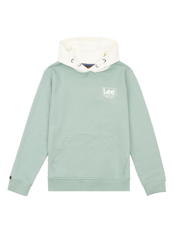 Lee Lee Pulóver Supercharged LEE0123 Zöld Regular Fit