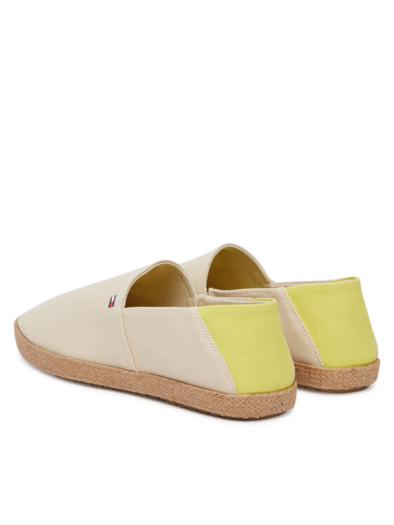 Tommy Hilfiger Tommy Hilfiger Espadryle Core Hilfiger Espadrille Textile FM0FM05792 Beżowy