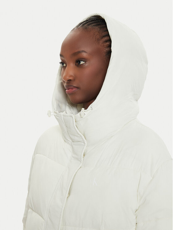 Calvin Klein Jeans Calvin Klein Jeans Winterjacke J20J224112 Écru Regular Fit