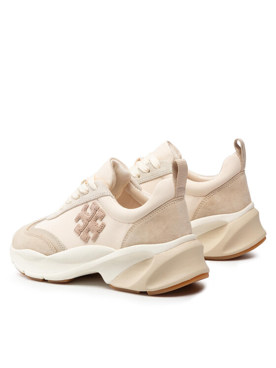 Tory Burch Tory Burch Sneakersy Good Luck Trainer 83833 Beżowy