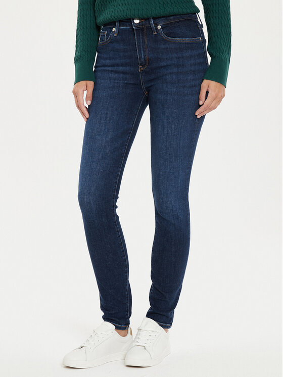 Tommy Hilfiger Tommy Hilfiger Džínsy Como WW0WW42485 Tmavomodrá Skinny Fit