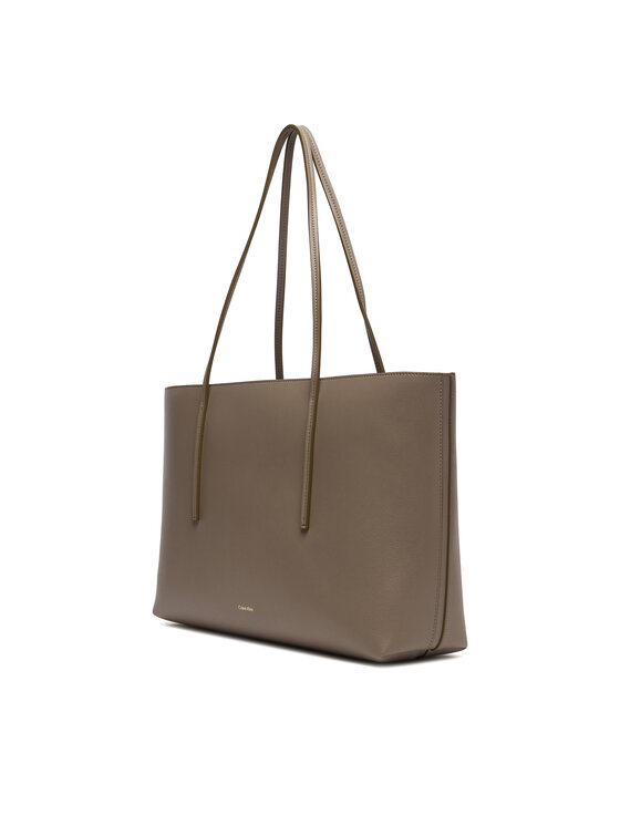 Calvin Klein Calvin Klein Kabelka Foil Logo Tote W/Pouch LV04F3274G Béžová