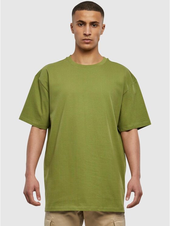 Urban Classics Urban Classics T-Shirt Koszulka Oversize Męska Oliwkowa Urban Classics TB1778 4XL Zielony Oversize