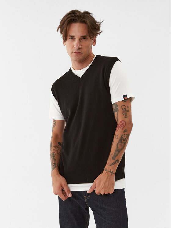 United Colors Of Benetton Sveter 1002U400L Čierna Regular Fit