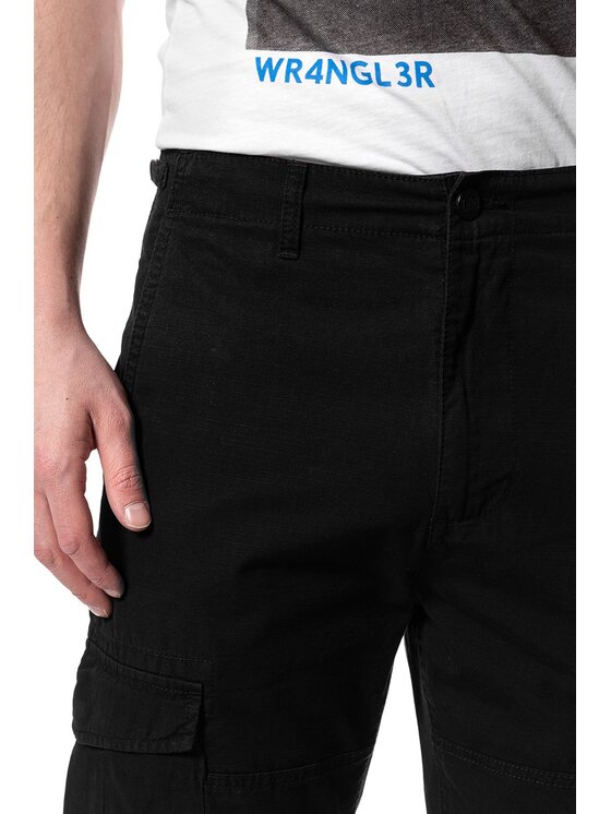 Lee Lee Pantaloni di tessuto FATIGUE PANT Nero Loose Fit