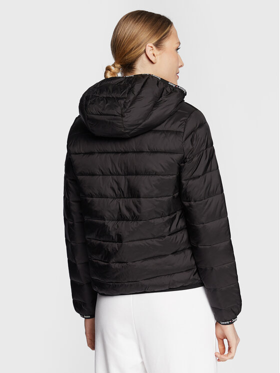 Tommy Jeans Tommy Jeans Μπουφάν μεταβατικό Quilted Tape DW0DW15168 Μαύρο Regular Fit