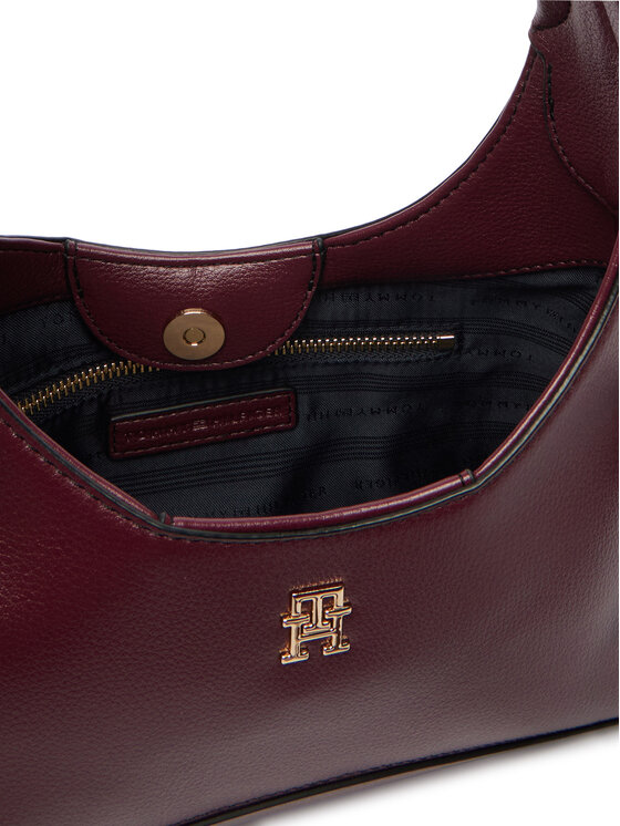 Tommy Hilfiger Tommy Hilfiger Soma Th Everyday Mini Hobo AW0AW19185 Bordo