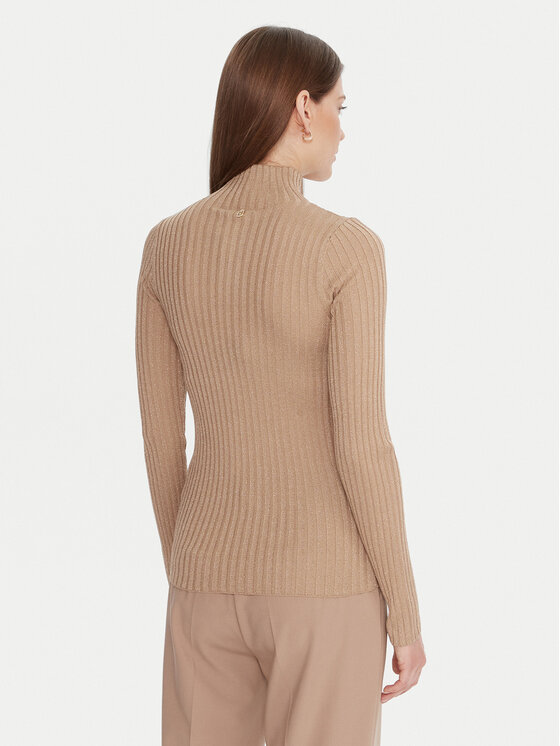 Liu Jo Liu Jo Kampsun MF5389 MS46J Beež Slim Fit