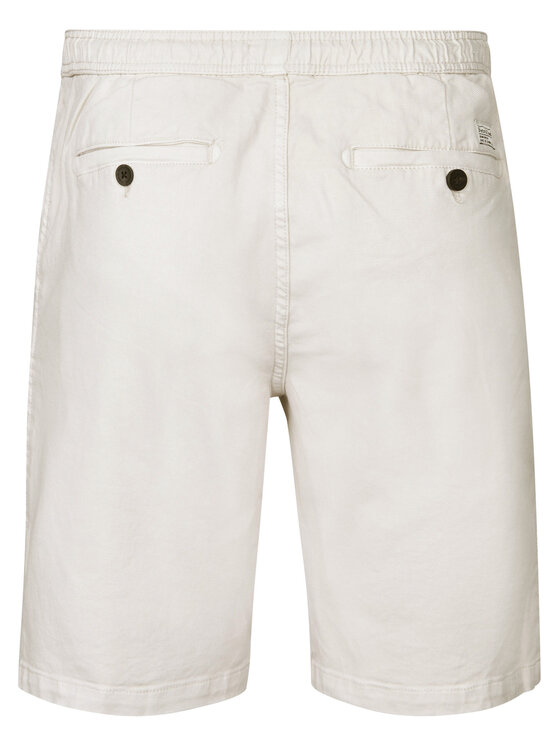 Petrol Industries Petrol Industries Pantaloncini di tessuto M-1050-SHO527 Bianco Regular Fit