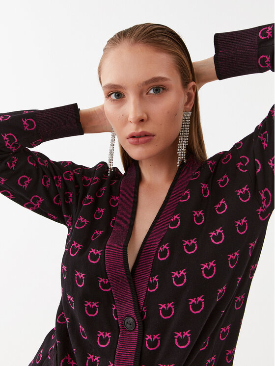 PINKO Pinko Kardigan 101562 A112 Crna Regular Fit