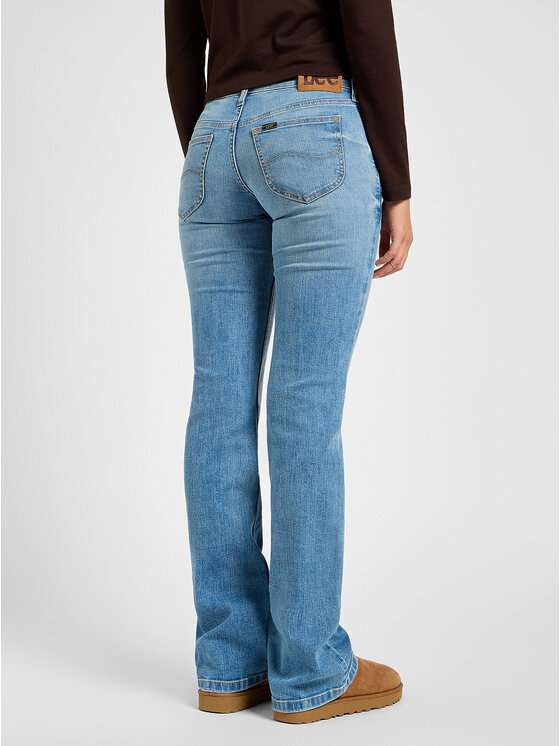 Lee Lee Jeansy JESSICA Niebieski Slim Fit