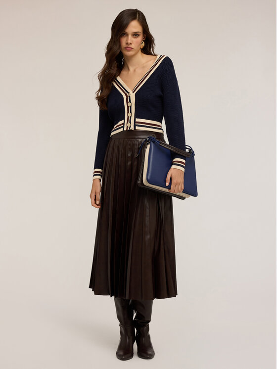 Motivi Motivi Cardigan M437W003533N034 Blu Regular Fit