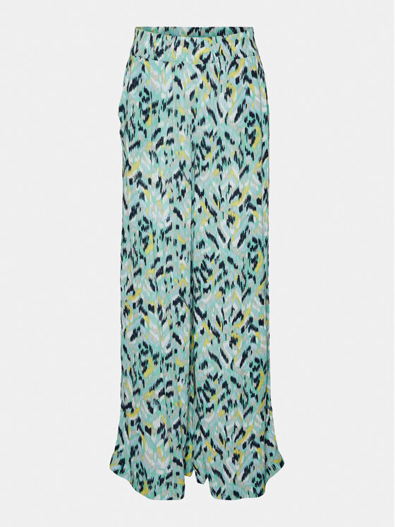 Vero Moda Vero Moda Palazzo hlače Menny 10282478 Zelena Wide Leg