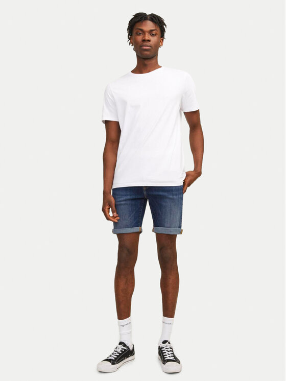 Jack&Jones Jack&Jones Kratke traperice Jjirick 12250489 Plava Regular Fit