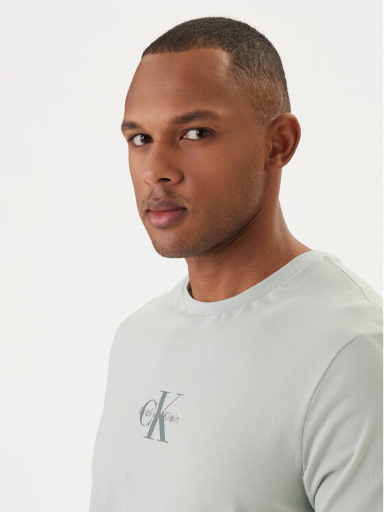 Calvin Klein Jeans Calvin Klein Jeans T-Shirt LV04RB866G Zielony Regular Fit