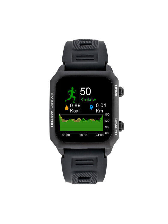 Watchmark Watchmark Smart hodinky Focus Čierna