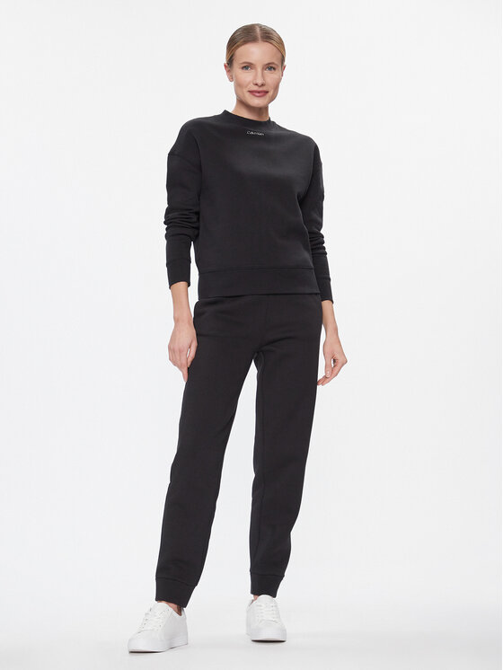 Calvin Klein Calvin Klein Долнище анцуг Metallic Micro Logo Jogger K20K206965 Черен Regular Fit