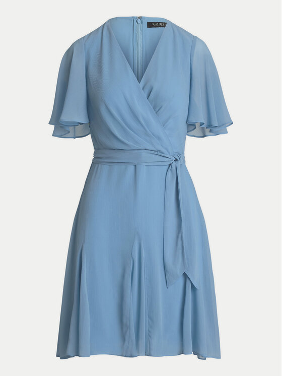LAUREN RALPH LAUREN LAUREN RALPH LAUREN Sukienka koktajlowa 250938944003 Niebieski Regular Fit