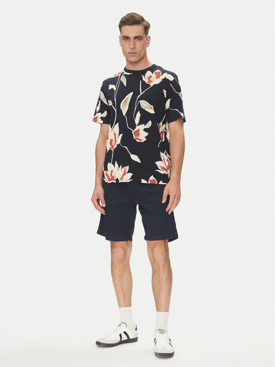 Jack & Jones Jack & Jones Szorty materiałowe Jaiden 12274968 Granatowy Relaxed Fit