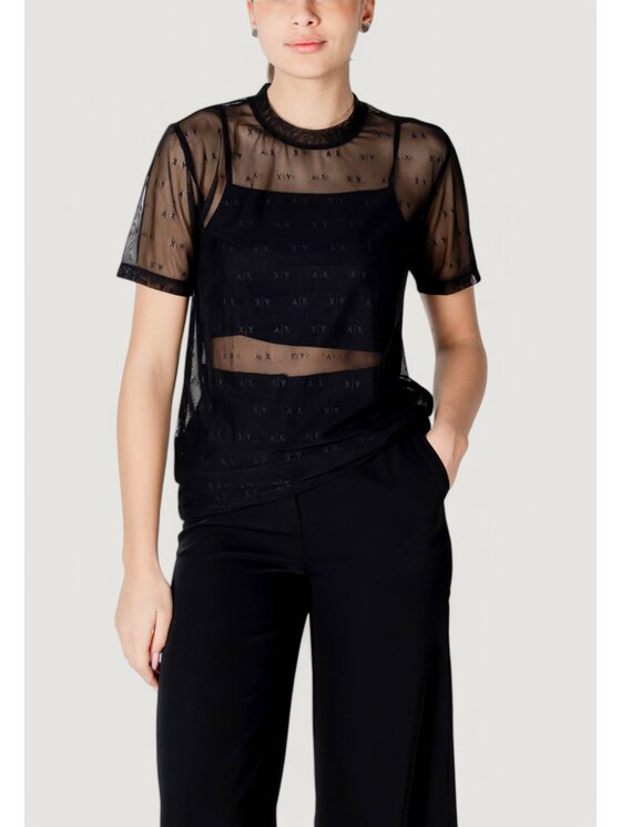 T-Shirt Armani Exchange, Rozmiar XS, Czarne, XW000533 AF13192