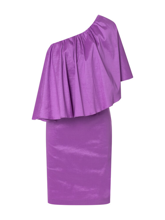 QUIOSQUE QUIOSQUE Sukienka codzienna 4UC008 Fioletowy Regular Fit