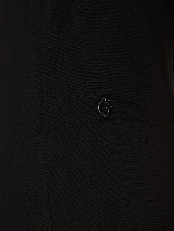 Guess Guess Koktel haljina W5GK20 WH4S2 Crna Slim Fit