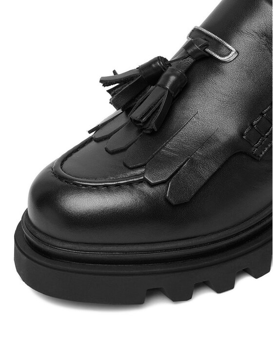 Badura Badura Loafersy EO-ATHENA-01 Czarny