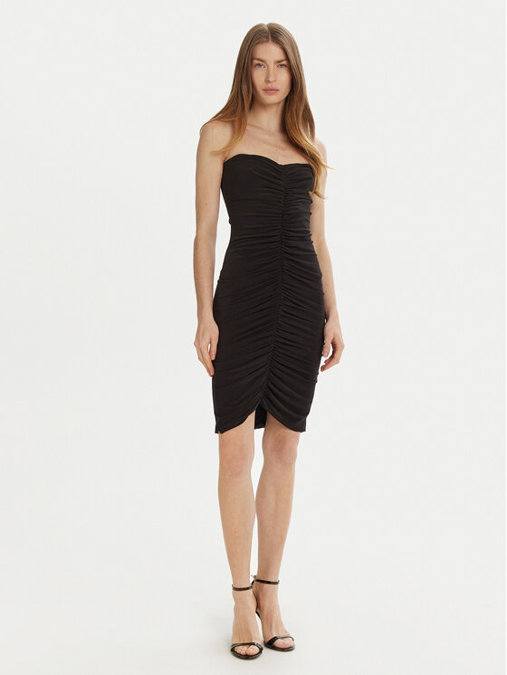 NORMA KAMALI NORMA KAMALI Koktélruha KK1243PLD89001 Fekete Slim Fit