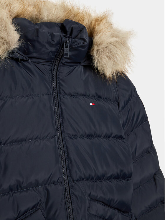 Tommy Hilfiger Tommy Hilfiger Zimska jakna KG0KG07399 M Tamnoplava Regular Fit