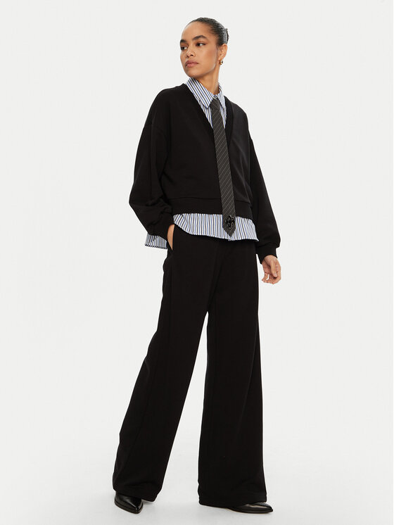 Imperial Imperial Teplákové kalhoty P5H0IGS Černá Relaxed Fit