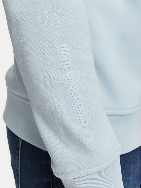 KARL LAGERFELD KARL LAGERFELD Pulóver 705710 561900 Világoskék Regular Fit