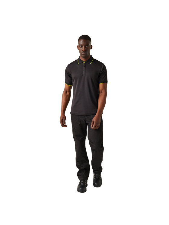 Regatta Regatta Polo RG10810 Czarny Over Fit