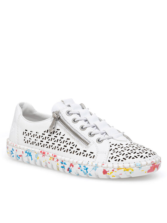 Rieker Rieker Halbschuhe M2357-80 Weiß