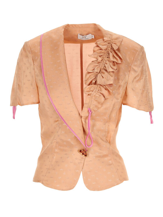 Potis & Verso Potis & Verso Marynarka Rosana Różowy Slim Fit