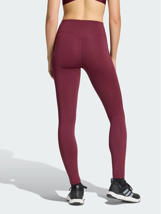 adidas adidas Legginsy 158791 Czerwony Fitted Fit