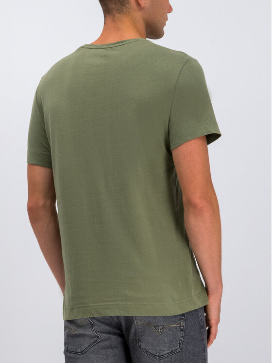 Guess Guess T-shirt M94I64 K7NY0 Verde Slim Fit