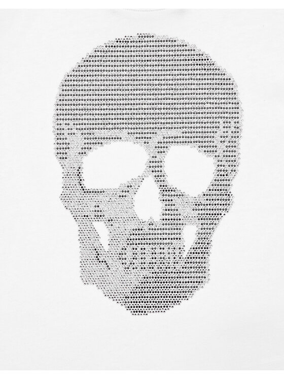 PHILIPP PLEIN PHILIPP PLEIN T-Shirt 19743 Biały Regular Fit