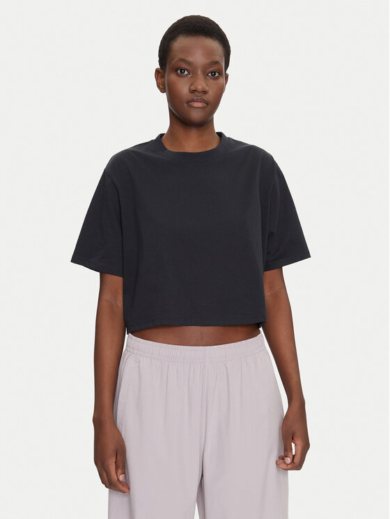 Under Armour Tričko Rival 1389721 Čierna Loose Fit