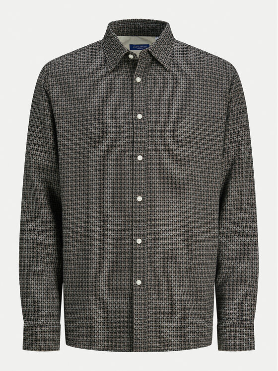 Jack & Jones Jack & Jones Koszula Joshua 12260673 Brązowy Relaxed Fit
