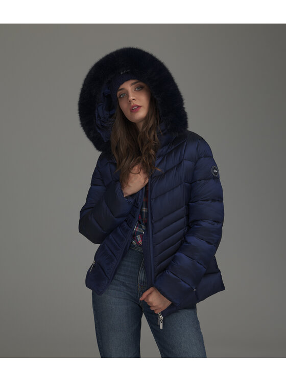 Lee Cooper Lee Cooper Kurtka przejściowa MATILDA Granatowy Regular Fit