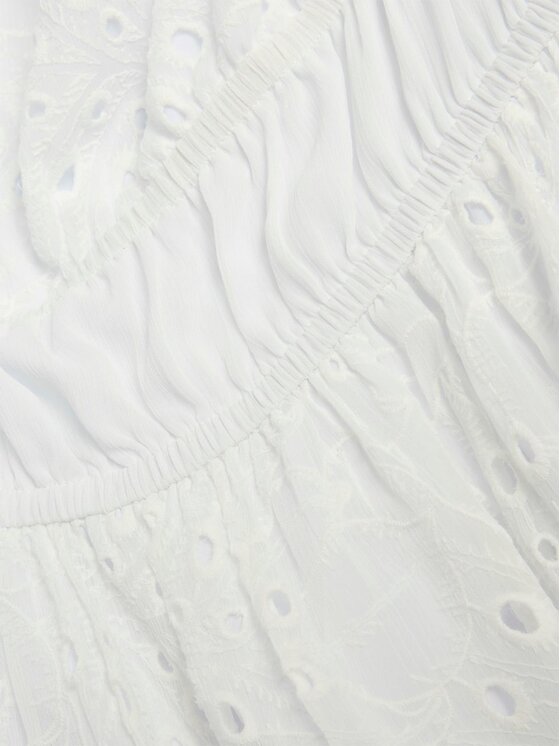 Guess Guess Φόρεμα καλοκαιρινό Zena W3GK51 WFDR2 Λευκό Regular Fit