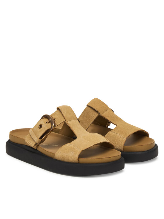 Clarks Clarks Παντόφλες Aristella West 26185811 Καφέ